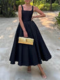 Chic Off-Shoulder Sleeveless Maxi Dress