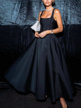 Chic Off-Shoulder Sleeveless Maxi Dress 3