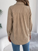 Corduroy Single Breasted Jacket