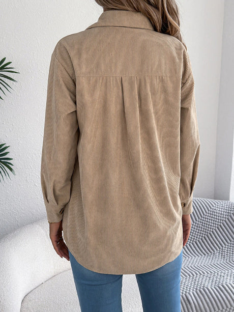Corduroy Single Breasted Jacket