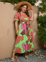 Curvy Floral Maxi Dress 2