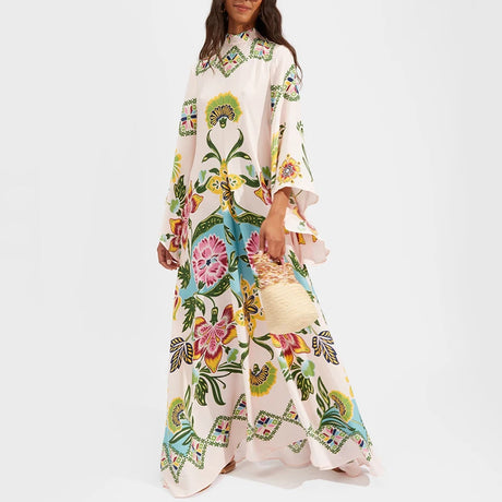Elegant Floral Maxi Dress