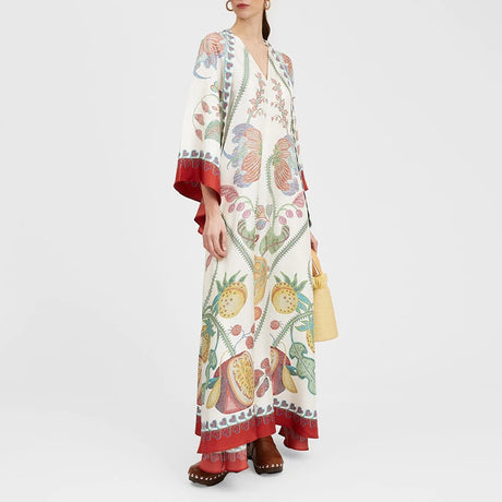 Elegant Floral Maxi Dress 1
