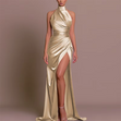 Elegant Sleeveless Slit Maxi Dress with Hidden Pocket 4