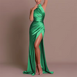 Elegant Sleeveless Slit Maxi Dress with Hidden Pocket 6