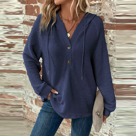 Ella Buttoned Hoodie 1