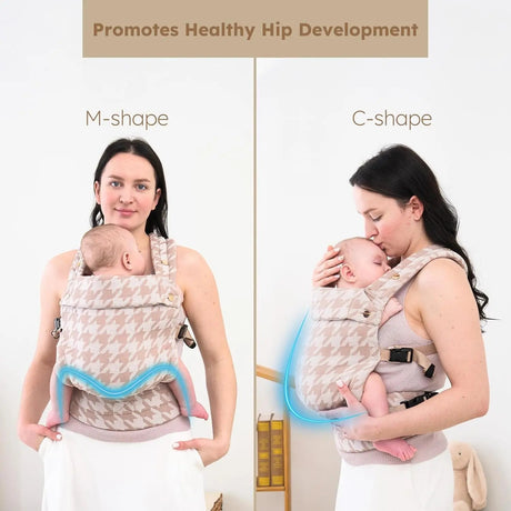 Ergonomic Baby Carrier Wrap – Cotton Cross-Back Support 1