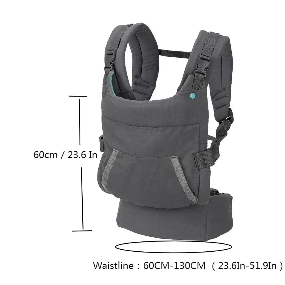 Ergonomic Baby Carrier with Hip Seat – Front & Back Carry 2