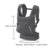 Ergonomic Baby Carrier with Hip Seat – Front & Back Carry 2