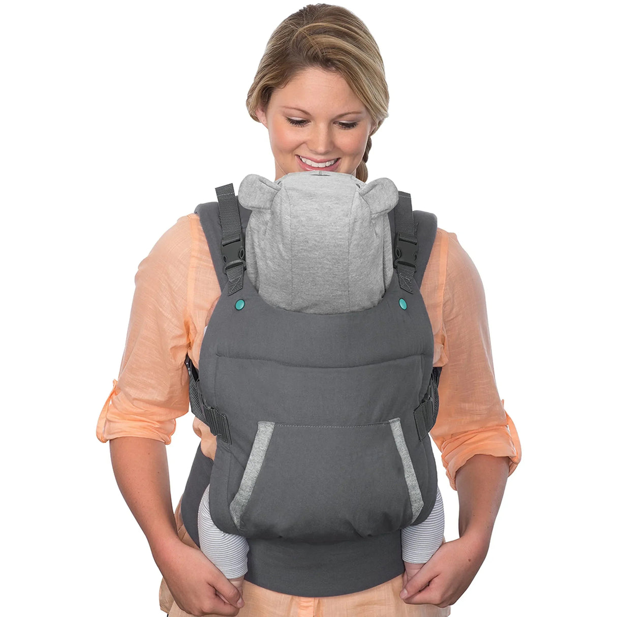 Ergonomic Baby Carrier with Hip Seat – Front & Back Carry 3