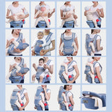 Ergonomic Baby Hipseat Carrier – Front and Back Backpack 1