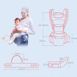 Ergonomic Baby Hipseat Carrier – Front and Back Backpack 3