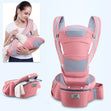 Ergonomic Baby Hipseat Carrier – Front and Back Backpack Pink