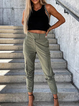 Farah Patchwork Pencil Pants 1