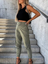 Farah Patchwork Pencil Pants 2