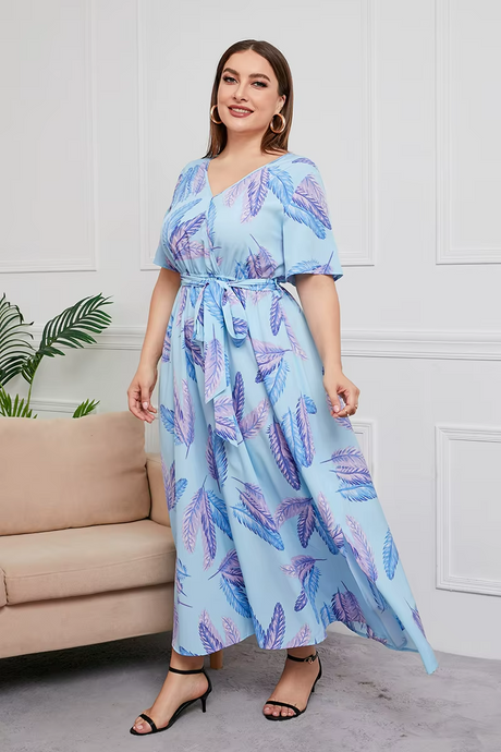 Floral Breeze Plus Size Maxi Dress 1
