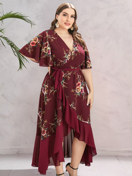 Floral Dream Plus Size Maxi Dress 1