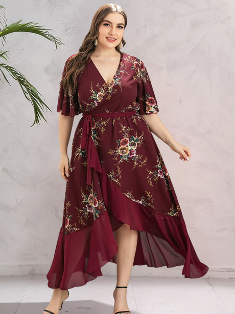 Floral Dream Plus Size Maxi Dress 2