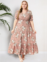 Floral V-Neck Maxi Dress 3