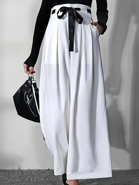 Frida Elegant Belted Pants