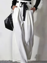 Frida Elegant Belted Pants 2