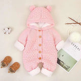 Baby Hooded Cardigan Romper – Autumn/Winter Style Bianca Australia