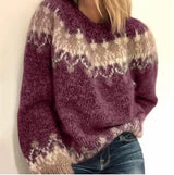 Olivia | Vintage Patchwork Knit Sweater Bianca Australia