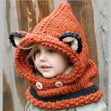 Handmade Fox Ear Hat & Scarf Set – Kids Winter Style Bianca Australia
