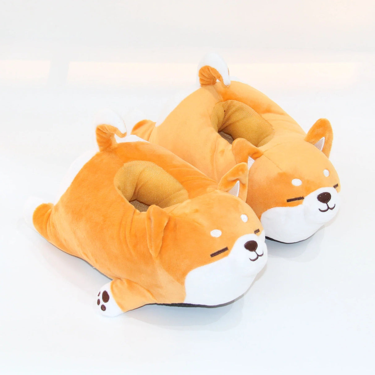 Shiba Inu Plush Slippers Bianca Australia