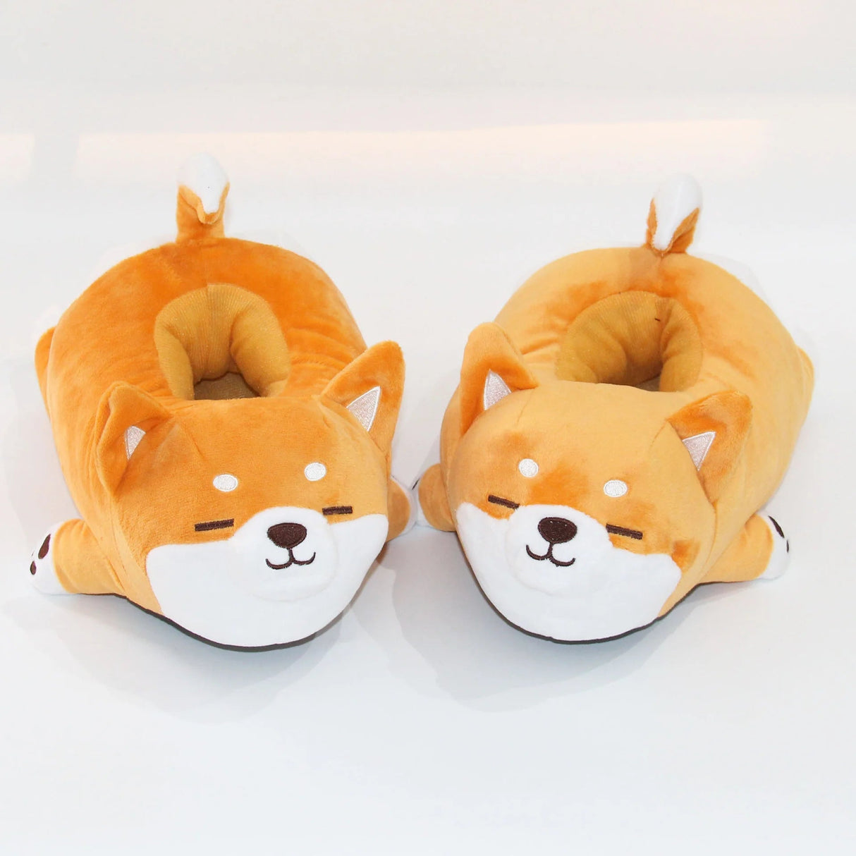 Shiba Inu Plush Slippers Bianca Australia
