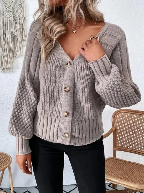 Isla Buttoned Knit Cardigan 2