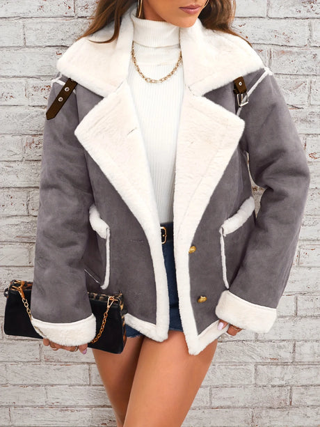 Isla Plush-Lapel Jacket 10