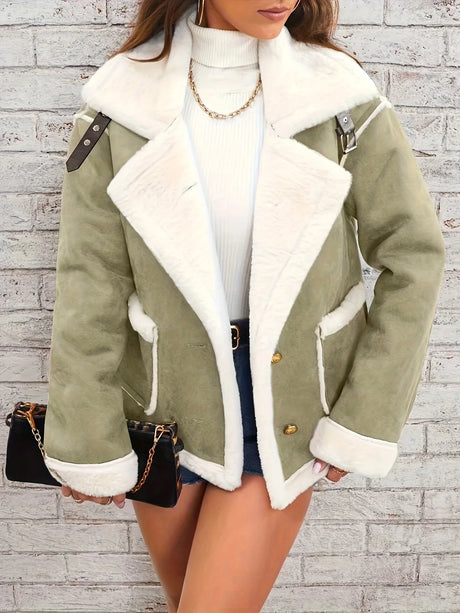 Isla Plush-Lapel Jacket 4