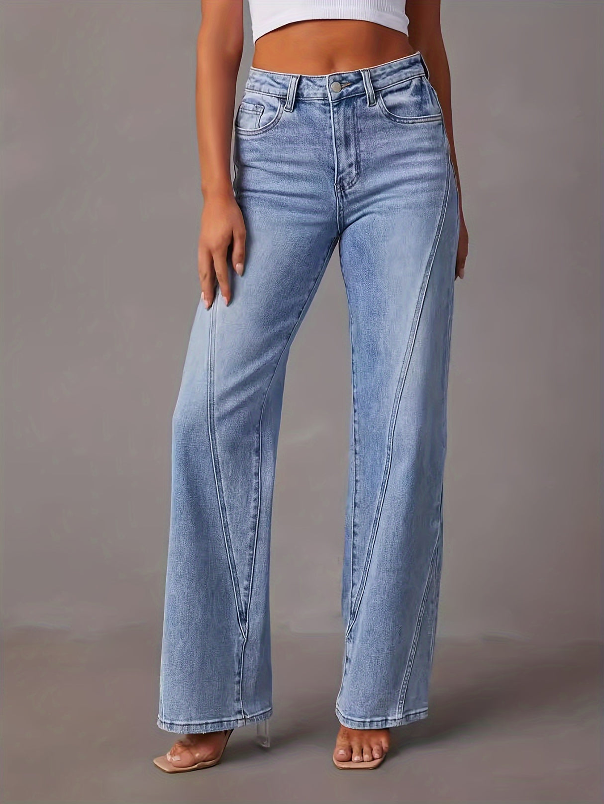 Janelle High-Stretch Straight Jeans 2