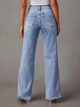 Janelle High-Stretch Straight Jeans 4
