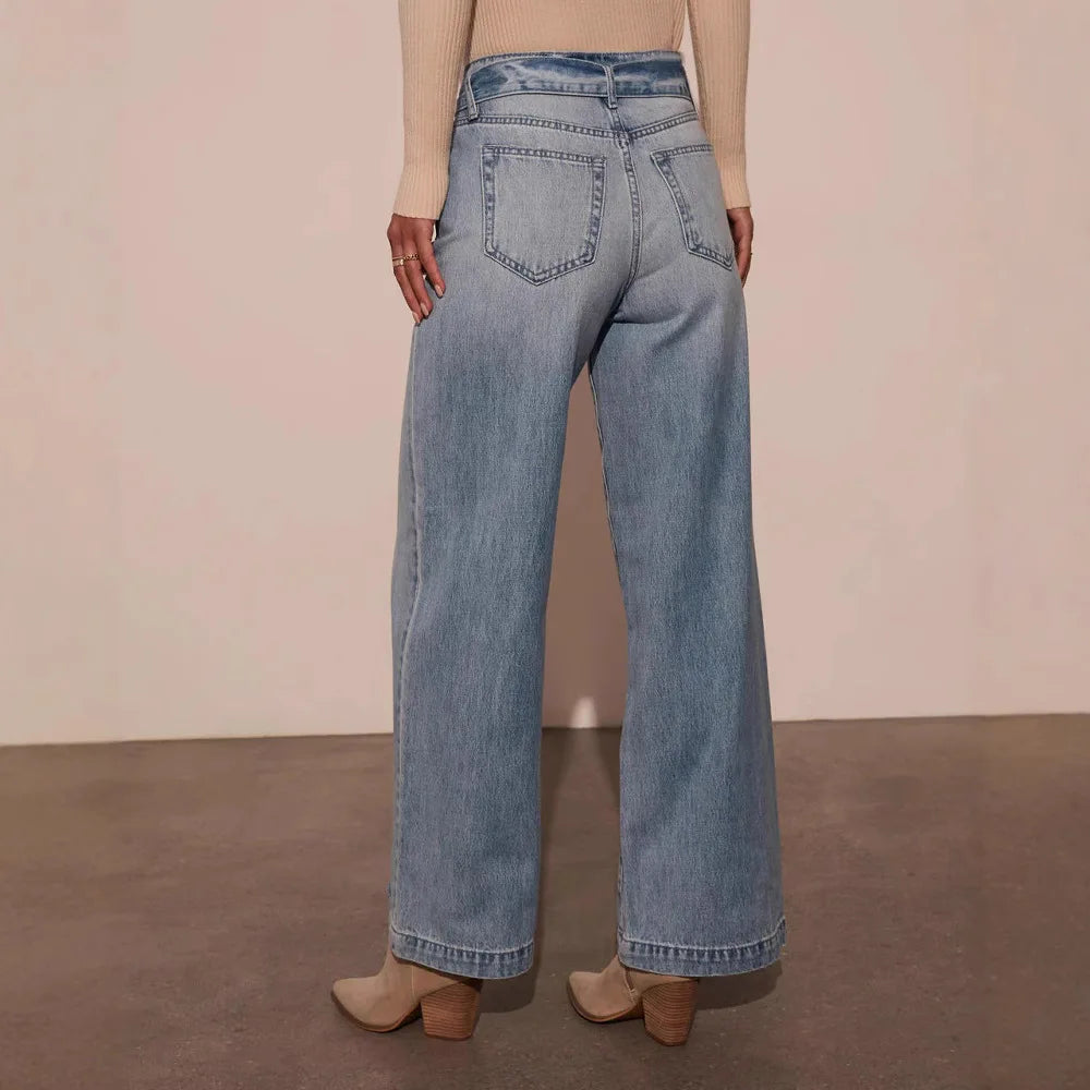 Jasmine Wide-Leg High-Waist Jeans 2