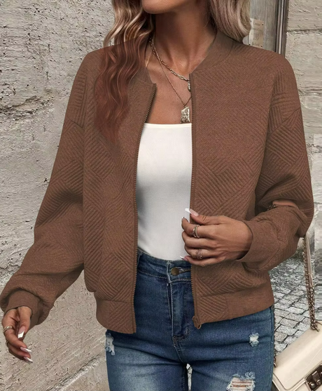 Luna Textured Zip-Up Jacket 2