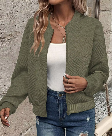 Luna Textured Zip-Up Jacket 3
