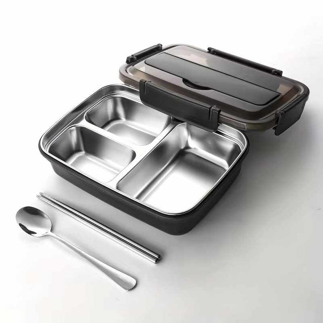 Lunch Box 1L Stainless Steel Black
