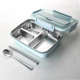 Lunch Box 1L Stainless Steel Blue