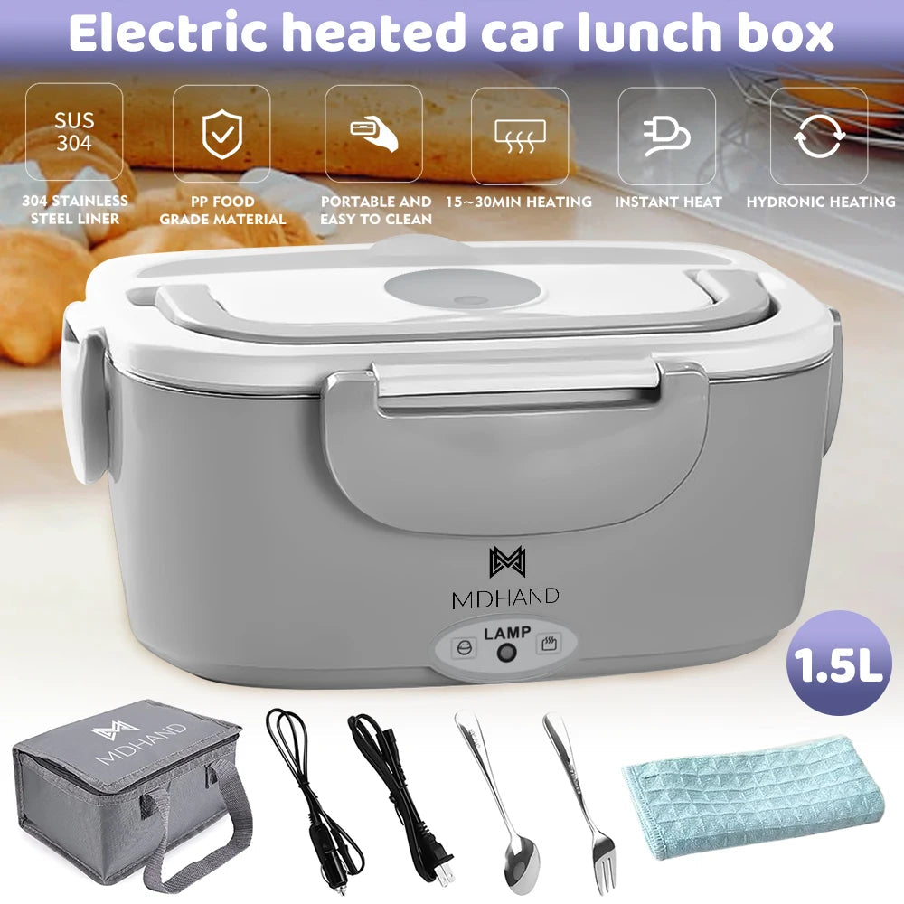 Lunch Box Warmer 1.5L Gray