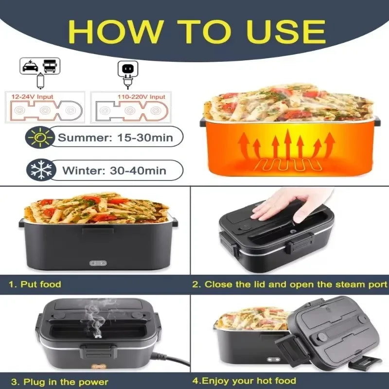 Lunch Box Warmer 1.8L How use
