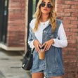 Mila Single-Breasted Denim Coat 1