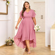 Plus Size Chiffon Midi Dress 3