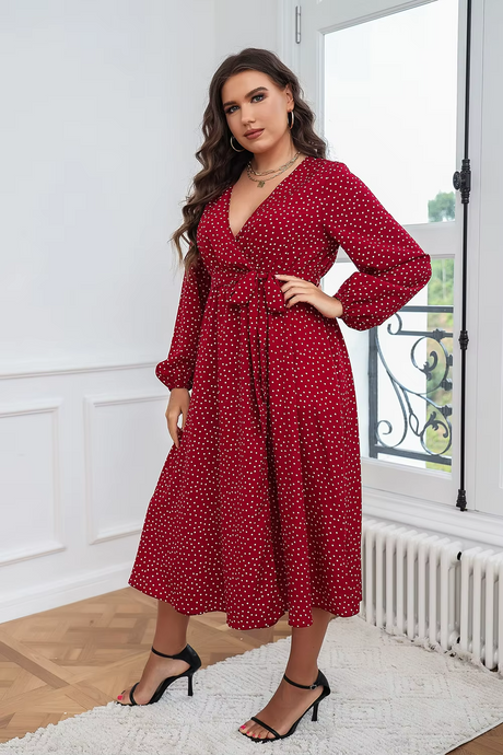Polka Drape Maxi 2