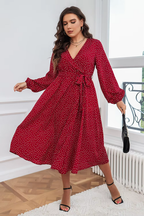 Polka Drape Maxi 3