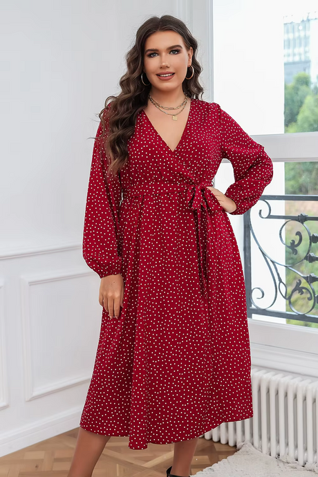 Polka Drape Maxi 4