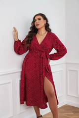 Polka Drape Maxi 5