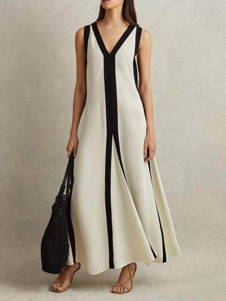 Reversible Colourblock Maxi Dress 1