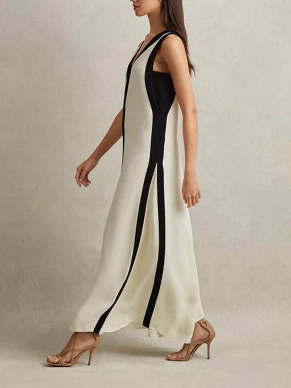 Reversible Colourblock Maxi Dress 2